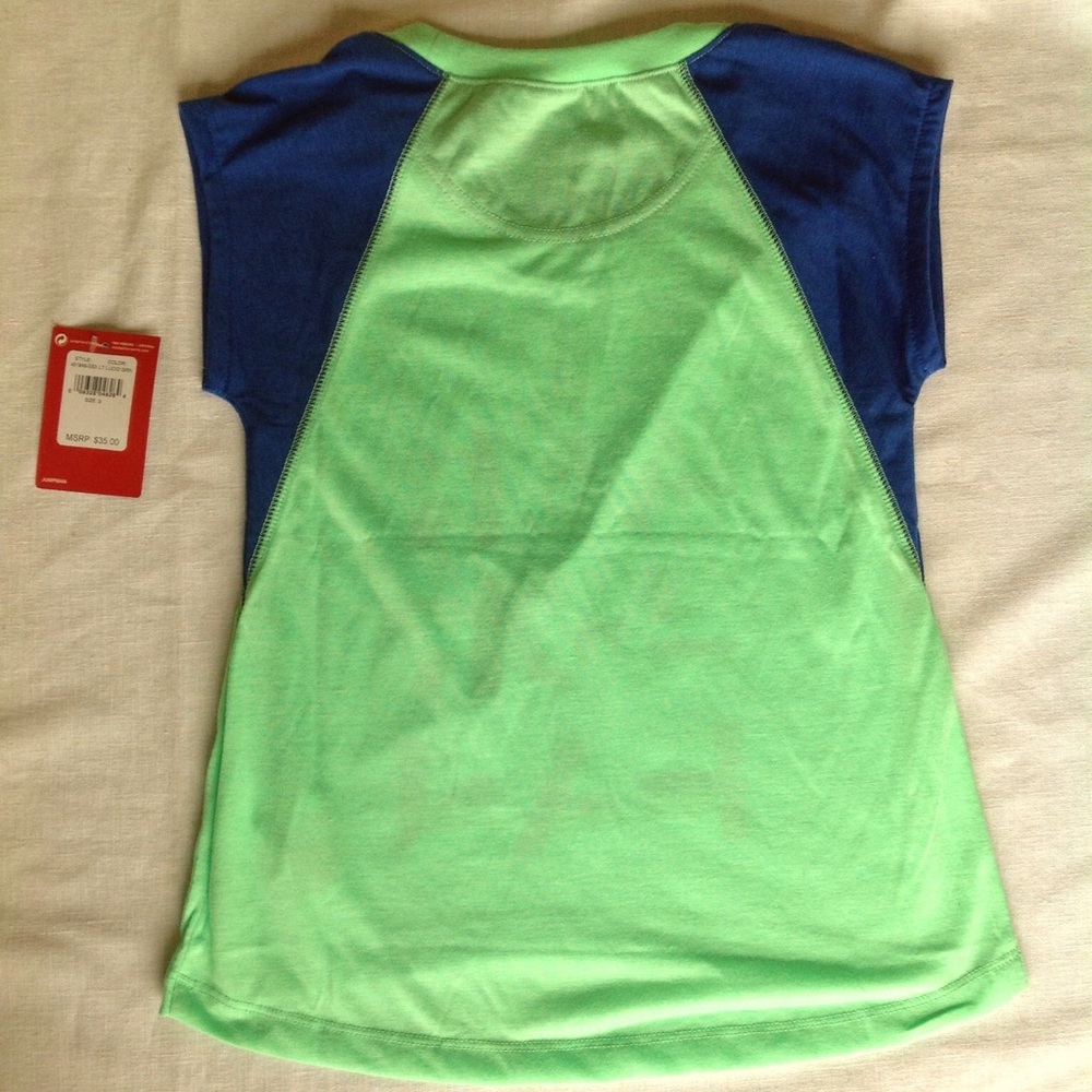 Nike girls raglan tee t shirt Air Jordan Jumpman - Picture 5 of 6